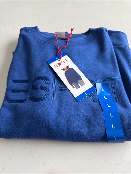 Esprit Tops - Esprit Women’s Crewneck Sweatshirt in Bright Blue
